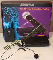 Продается радиосистема Shure SH-200 h-free,   с радио микрофонной гарни
